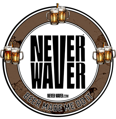 Never Waver Beer Made Me Do It funny graphic tees, sarcastic shirts, humorous hoodies, adult humor clothing, Never Waver brand, bold apparel, edgy sayings, funny t-shirts for men and women, attitude clothing