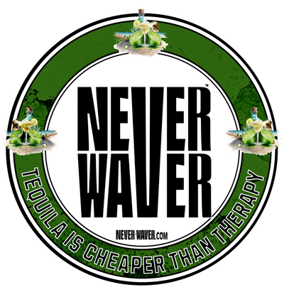Never Waver Tequila Is Cheaper Than Therapy funny graphic tees, sarcastic shirts, humorous hoodies, adult humor clothing, Never Waver brand, bold apparel, edgy sayings, funny t-shirts for men and women, attitude clothing