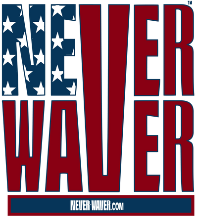 Keywords: American flag apparel, patriotic clothing brand, USA-made streetwear, motivational shirts, Never Waver clothing