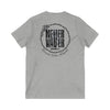 Never Waver Mamacita Needs a Margarita V-Neck Tee for Moms - Patriotic Short Sleeve Shirt - Never Waver