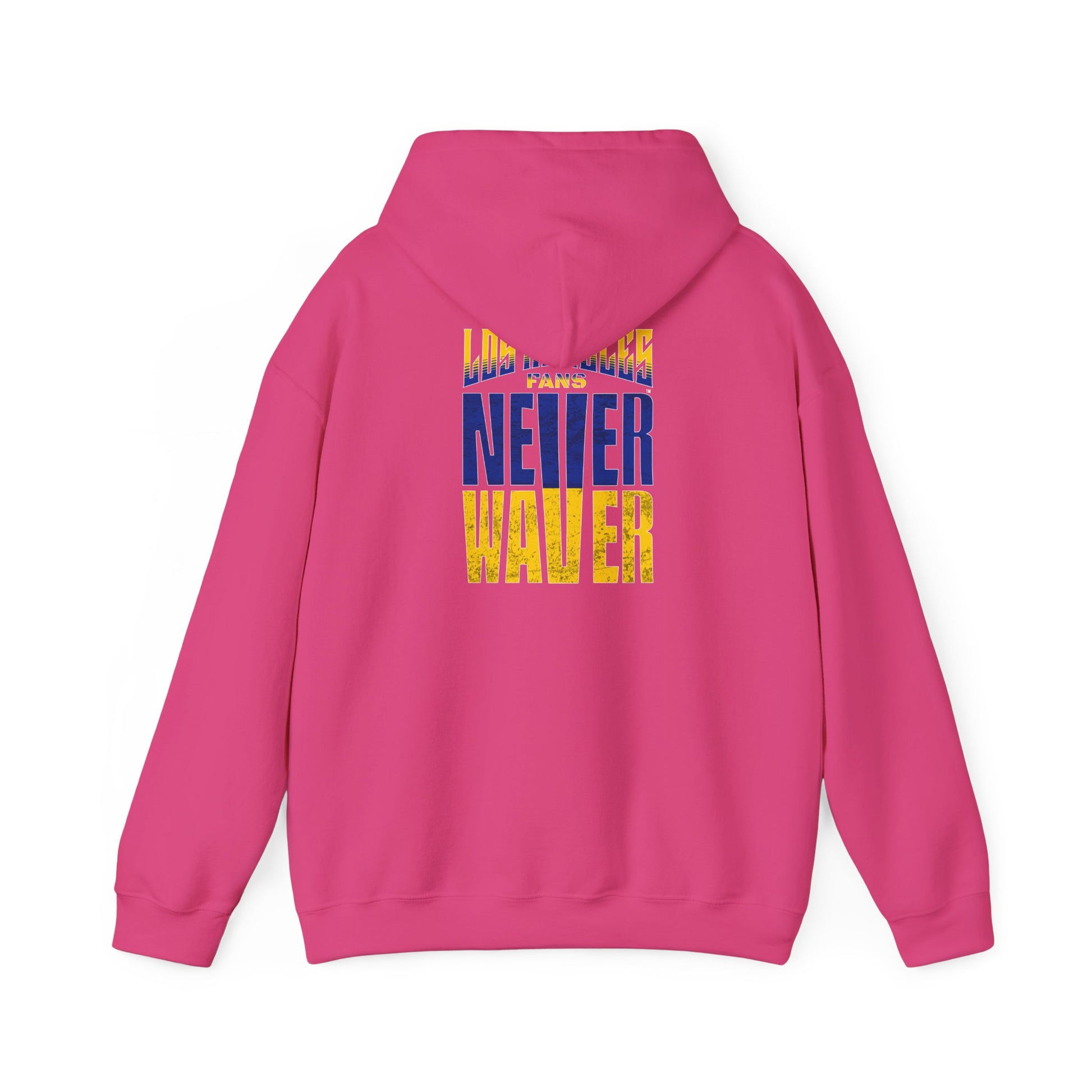 Inspired Unisex Heavy Blend™ Hooded Sweatshirt -Los Angeles Fans NEVER WAVER Graphic - Never Waver