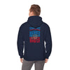 Unisex Heavy Blend™ Hooded Sweatshirt - 'Tennessee Fans Never Waver W Leopard Football' Casual Comfort for Team Fans - Never Waver