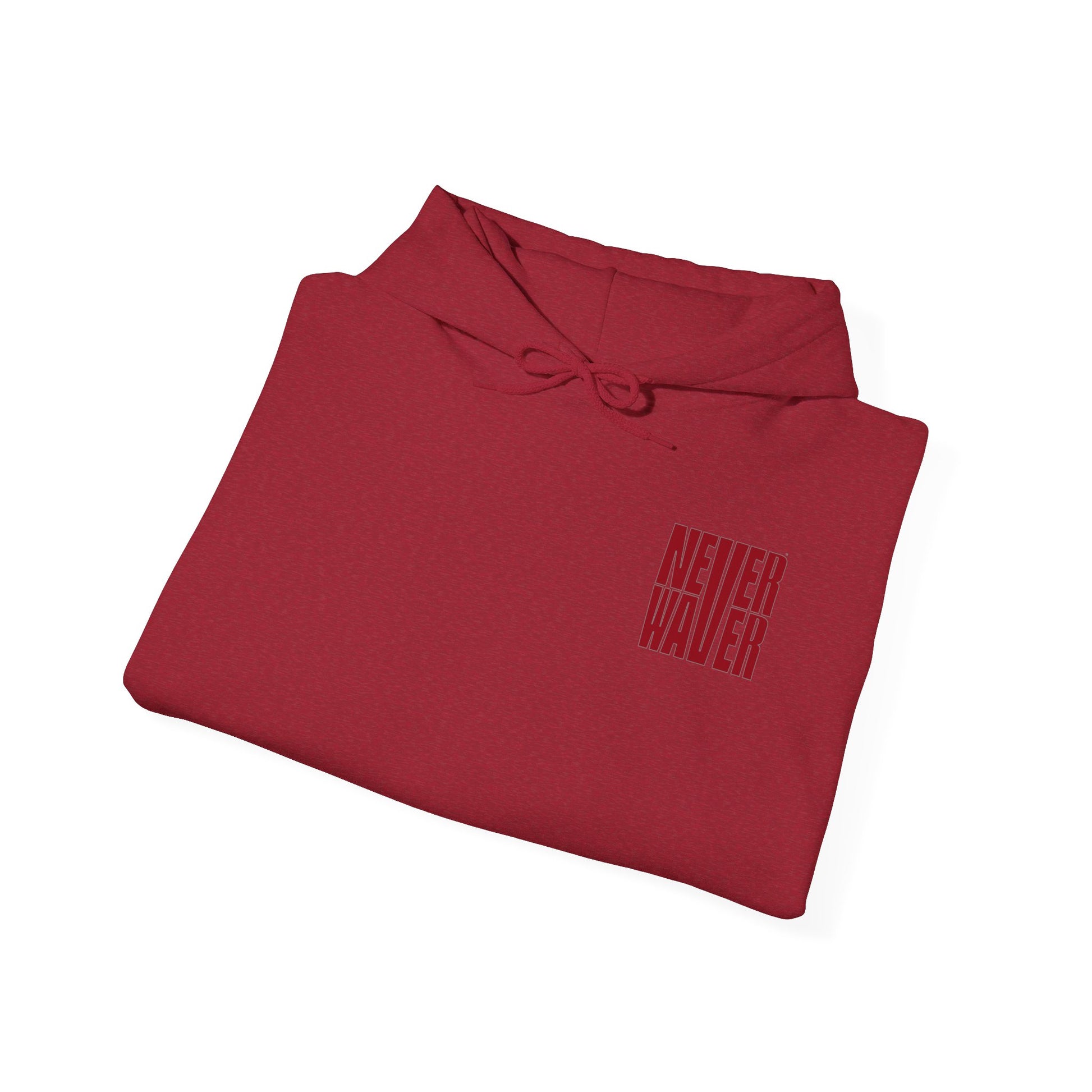 Unisex Heavy Blend™ Hoodie - 'Never Waver Just A Mom Trying Not to Raise A&&holes' - Never Waver