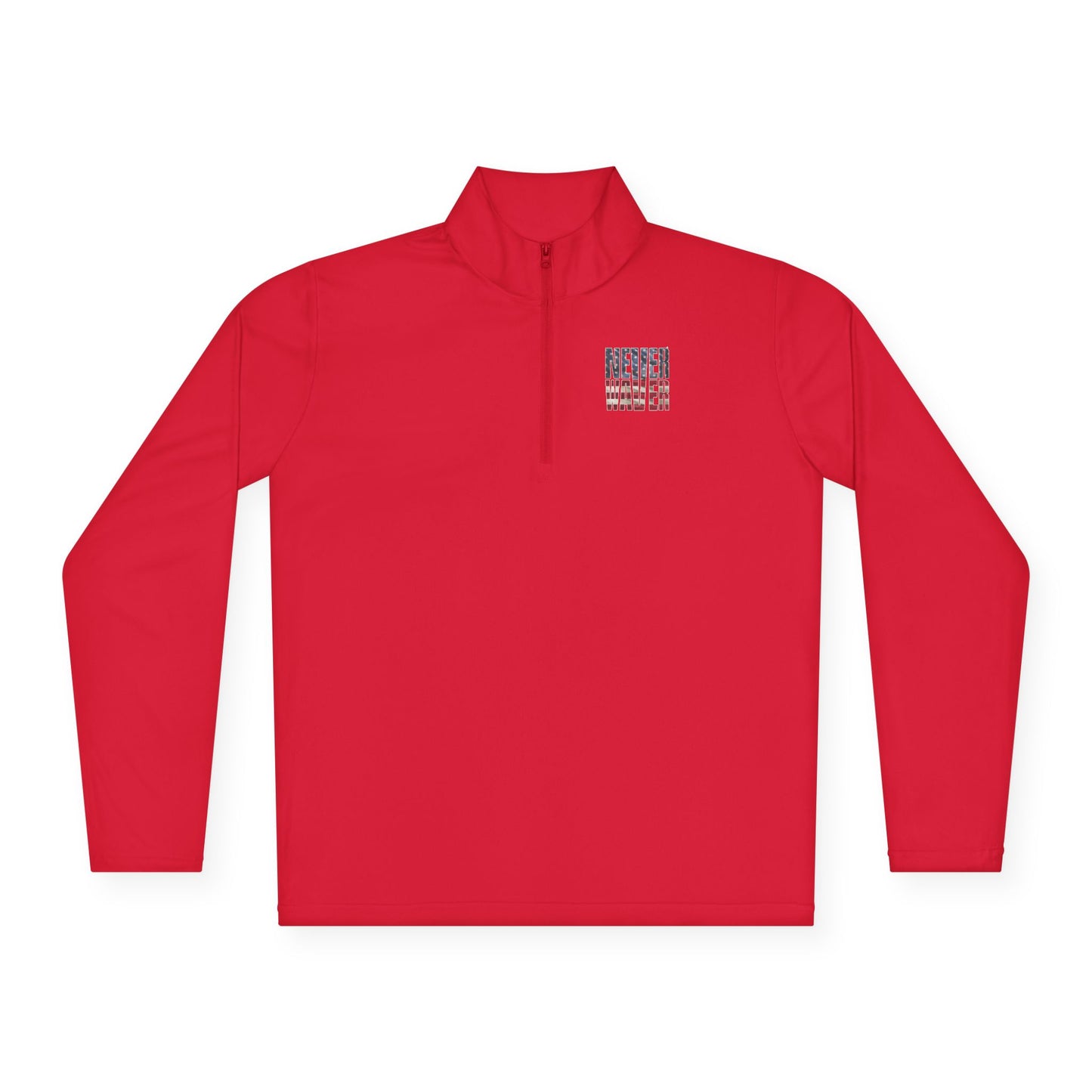 Never Waver Unisex Quarter-Zip Pullover - Never Waver