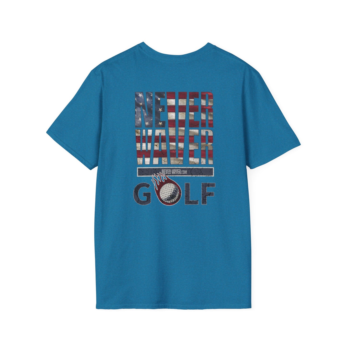 Never Waver Golf Unisex Soft style T-Shirt - Never Waver