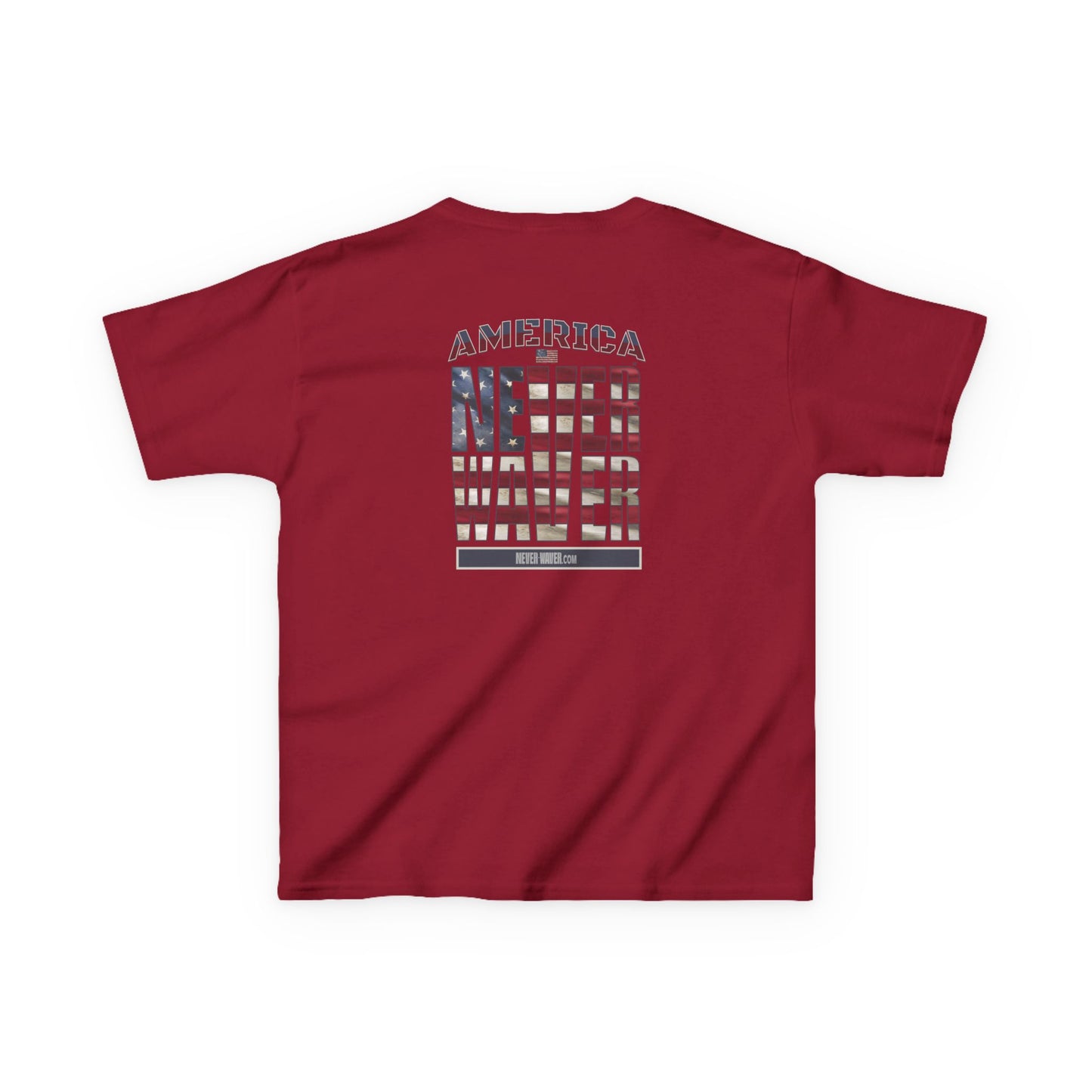 America Never Waver Kids Heavy Cotton™ Tee - Never Waver
