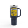 Los Angeles Fans Never Waver W-Leopard Football Insulated Travel Mug, 40oz