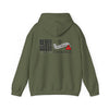 Unisex Heavy Blend™ Hooded Sweatshirt - "Never Waver I'll Bring The Trouble" Inspirational Hoodie - Never Waver