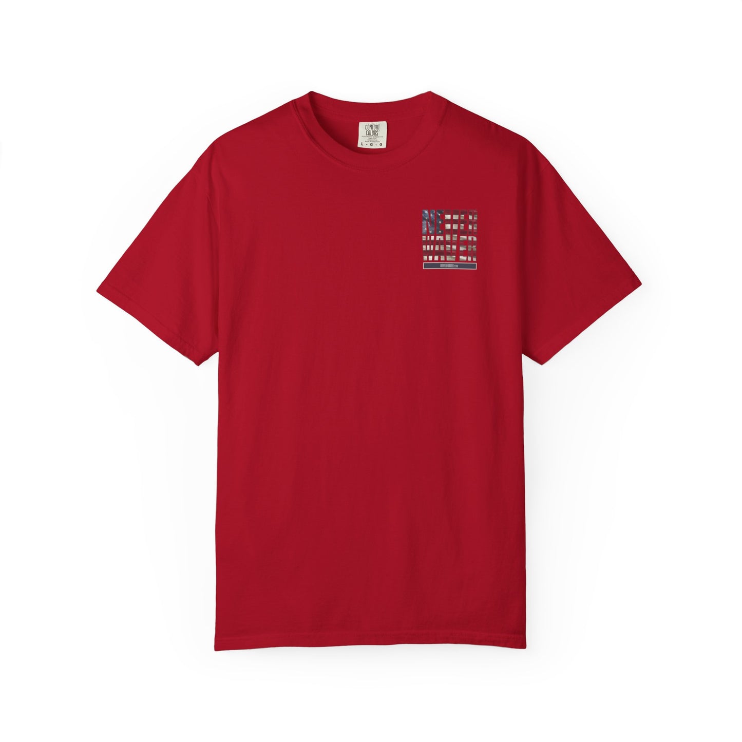 Never Waver Unisex Garment-Dyed T-Shirt - Patriotic Graphic Tee - Never Waver