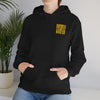 Los Angeles Fans Never Waver w Leopard Football Unisex Heavy Blend™ Hooded Sweatshirt - Cozy, Motivational Apparel for Everyday Wear