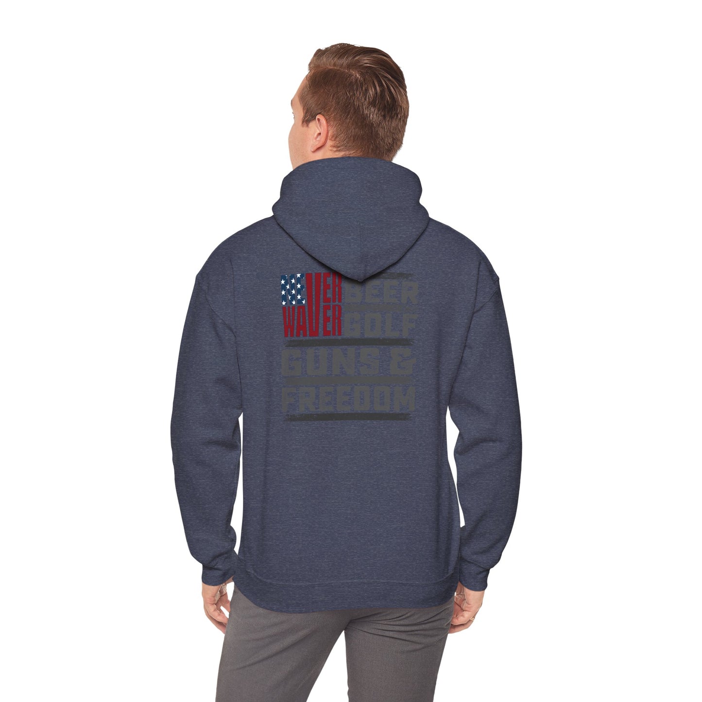 Never Waver Golf Hoodie - Unisex Heavy Blend™ Sweatshirt - Never Waver