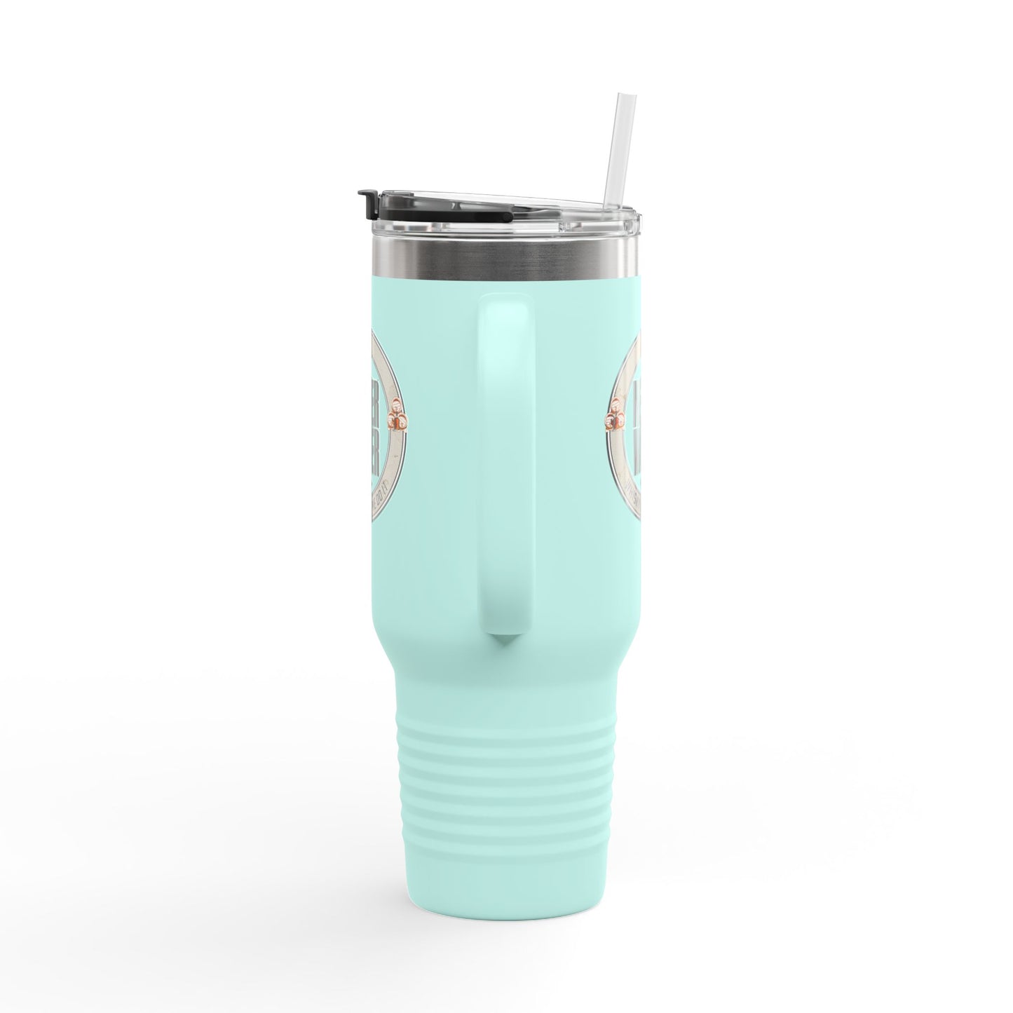Never Waver Whisky Made Me Do It? Insulated Travel Mug, 40oz - Never Waver