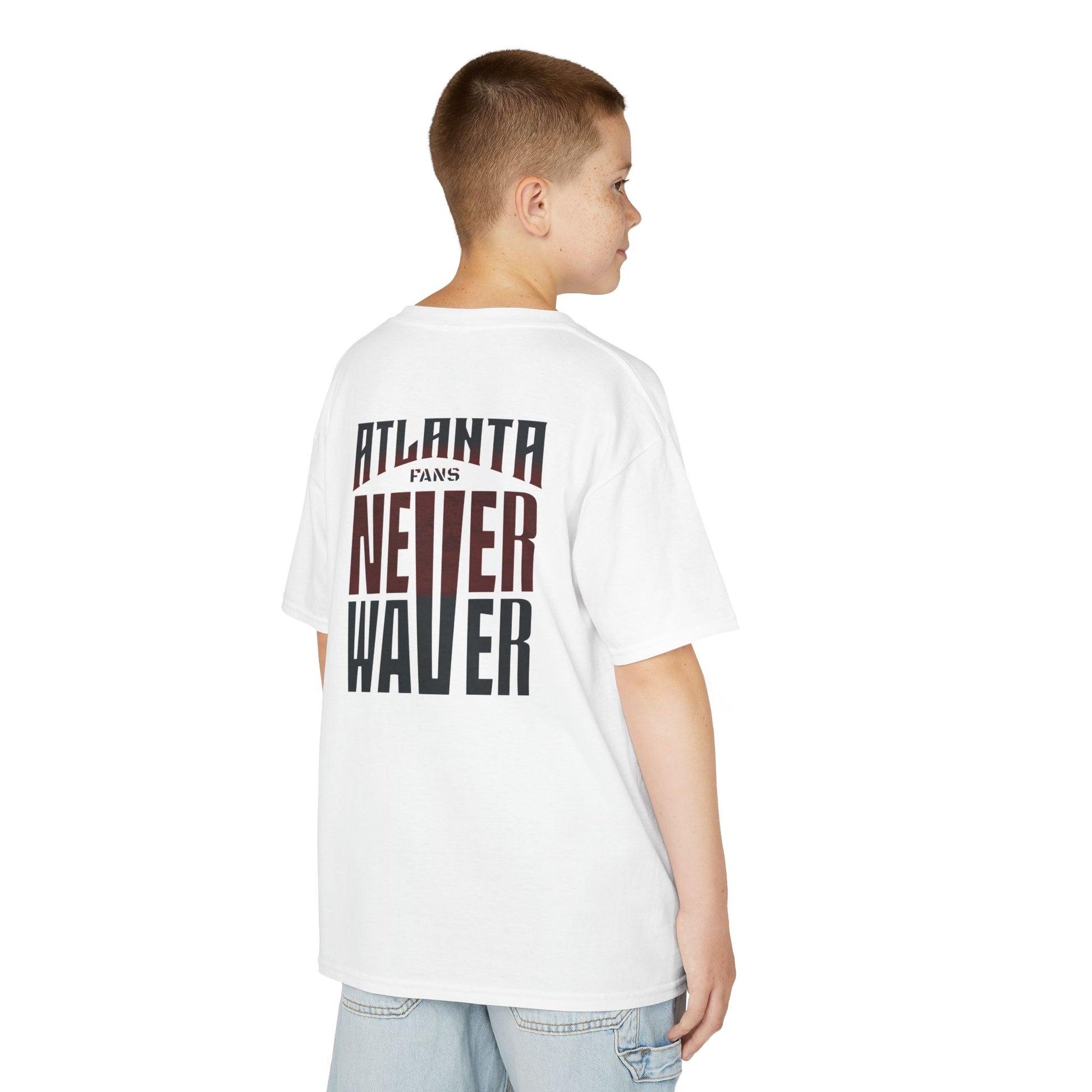 Atlanta Fans Never Waver Kids Heavy Cotton™ Tee - Never Waver