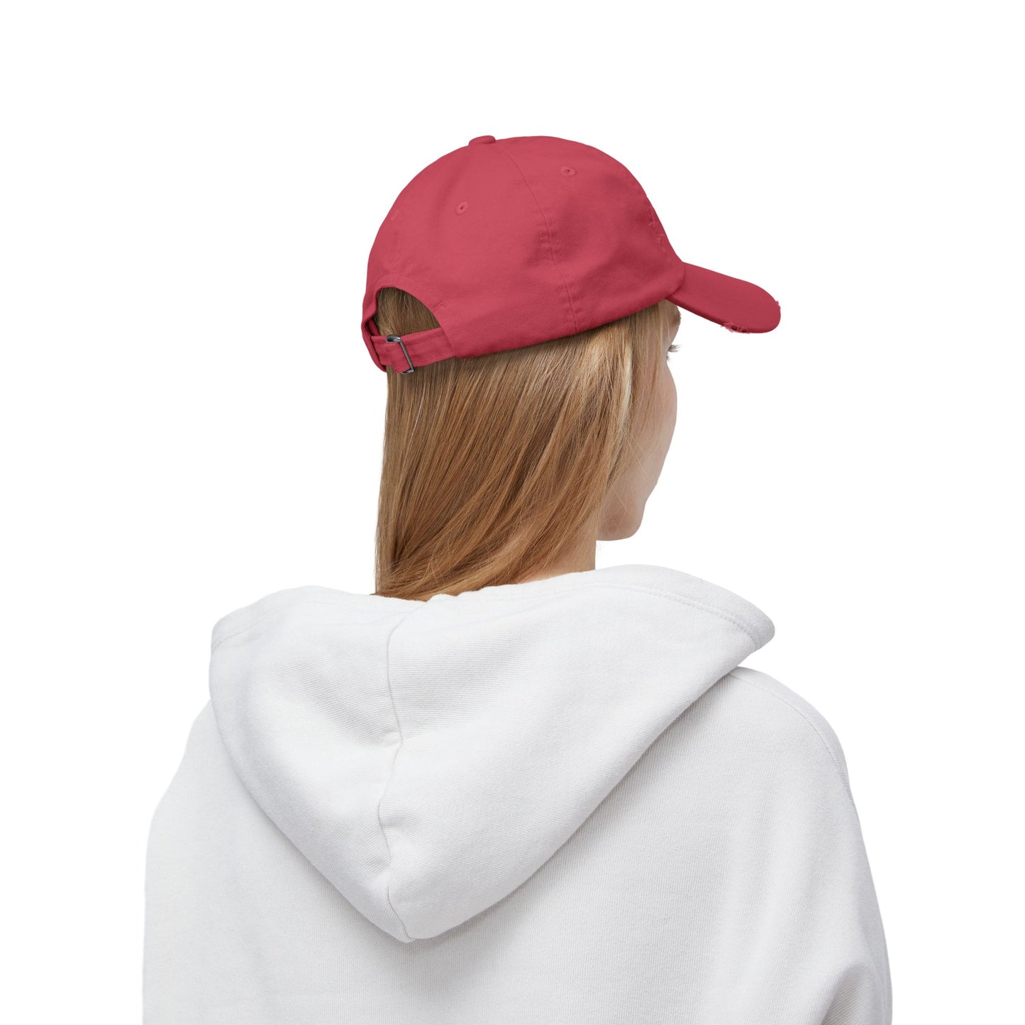 Distressed Cap - Never Waver Statement Hat for Everyday Style