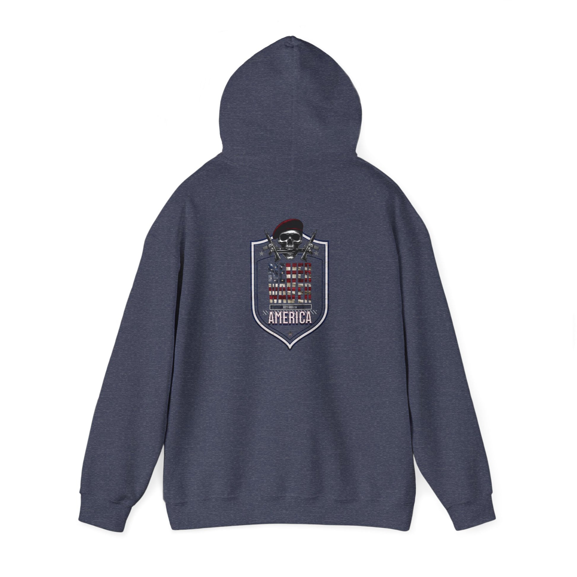 Never Waver Unisex Hooded Sweatshirt - Cozy Casual Wear for Everyday Comfort - Never Waver