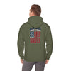 Unisex Heavy Blend™ Hoodie - 'New York Fans Never Waver' American Flag Design - Never Waver