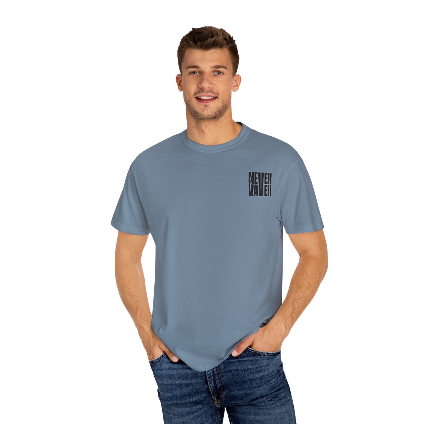 Unisex Garment-Dyed T-Shirt - 'Never Waver Mamacita Needs a Margarita' Design - Never Waver