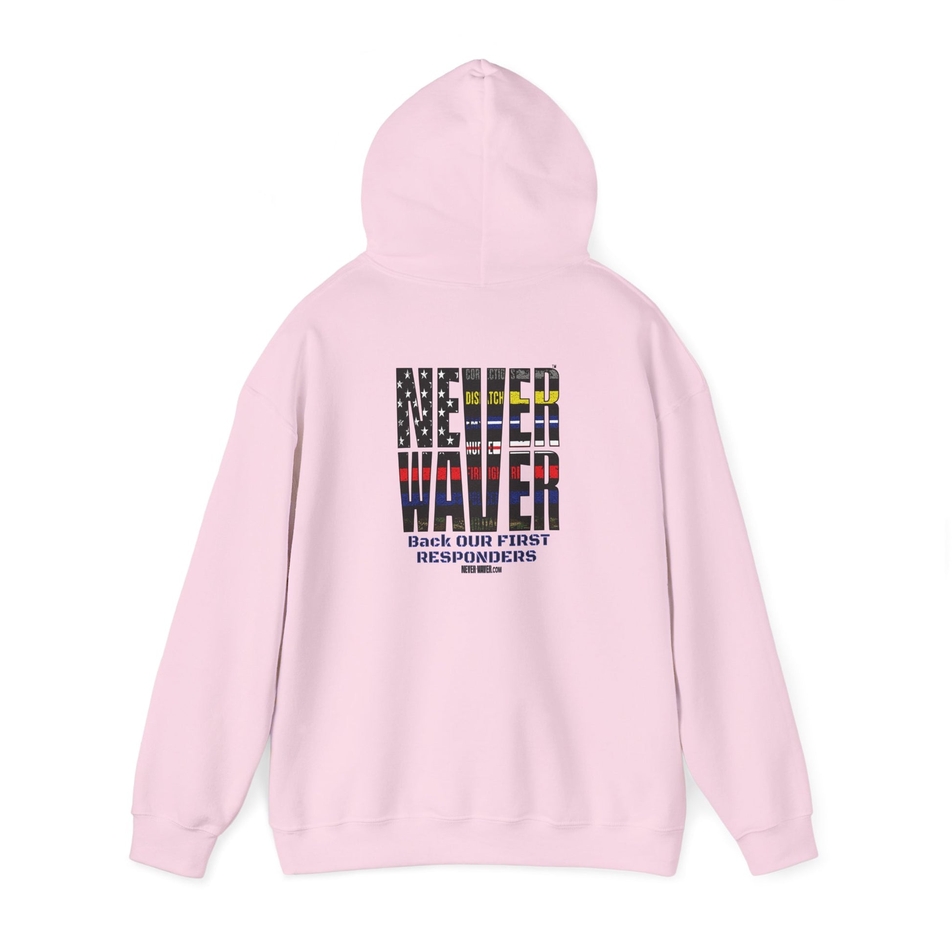Never Waver Hooded Sweatshirt for First Responders - Never Waver