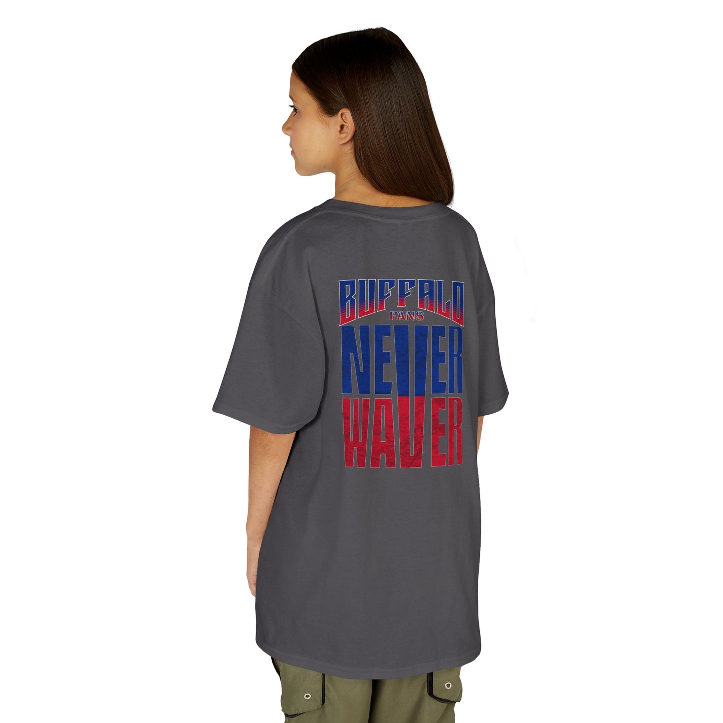 Buffalo Fans Never Waver Kids Heavy Cotton™ Tee - Never Waver