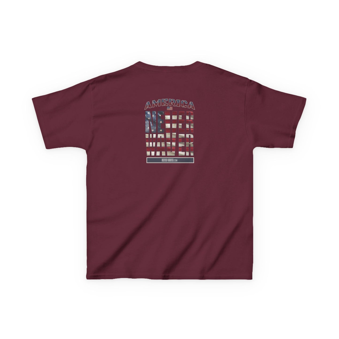 America Never Waver Kids Heavy Cotton™ Tee - Never Waver