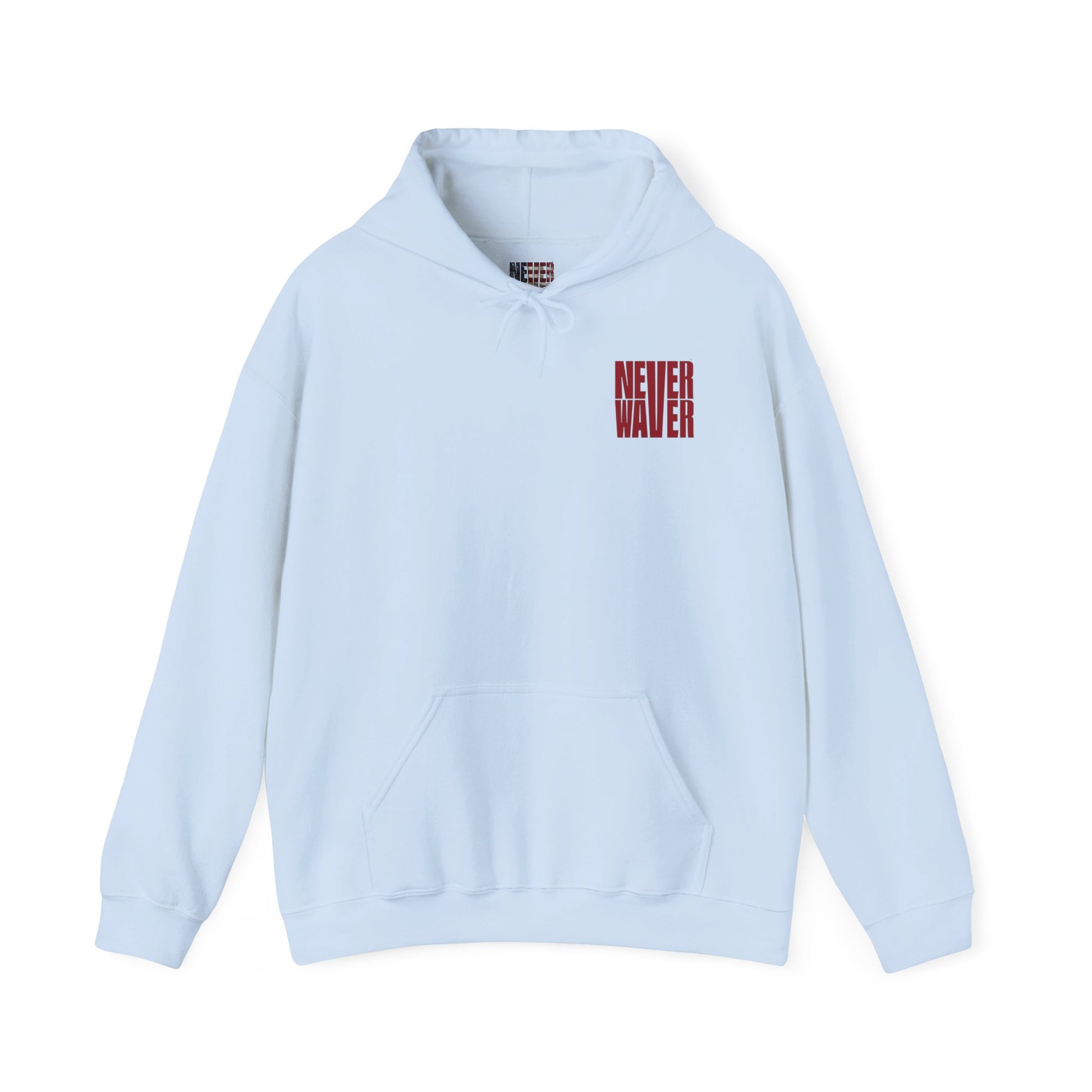 Unisex Heavy Blend™ Hoodie - 'Never Waver Just A Mom Trying Not to Raise A&&holes' - Never Waver