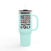 Insulated Travel Mug - "Never Waver Golf" - 40oz Sporty Drinkware - Never Waver