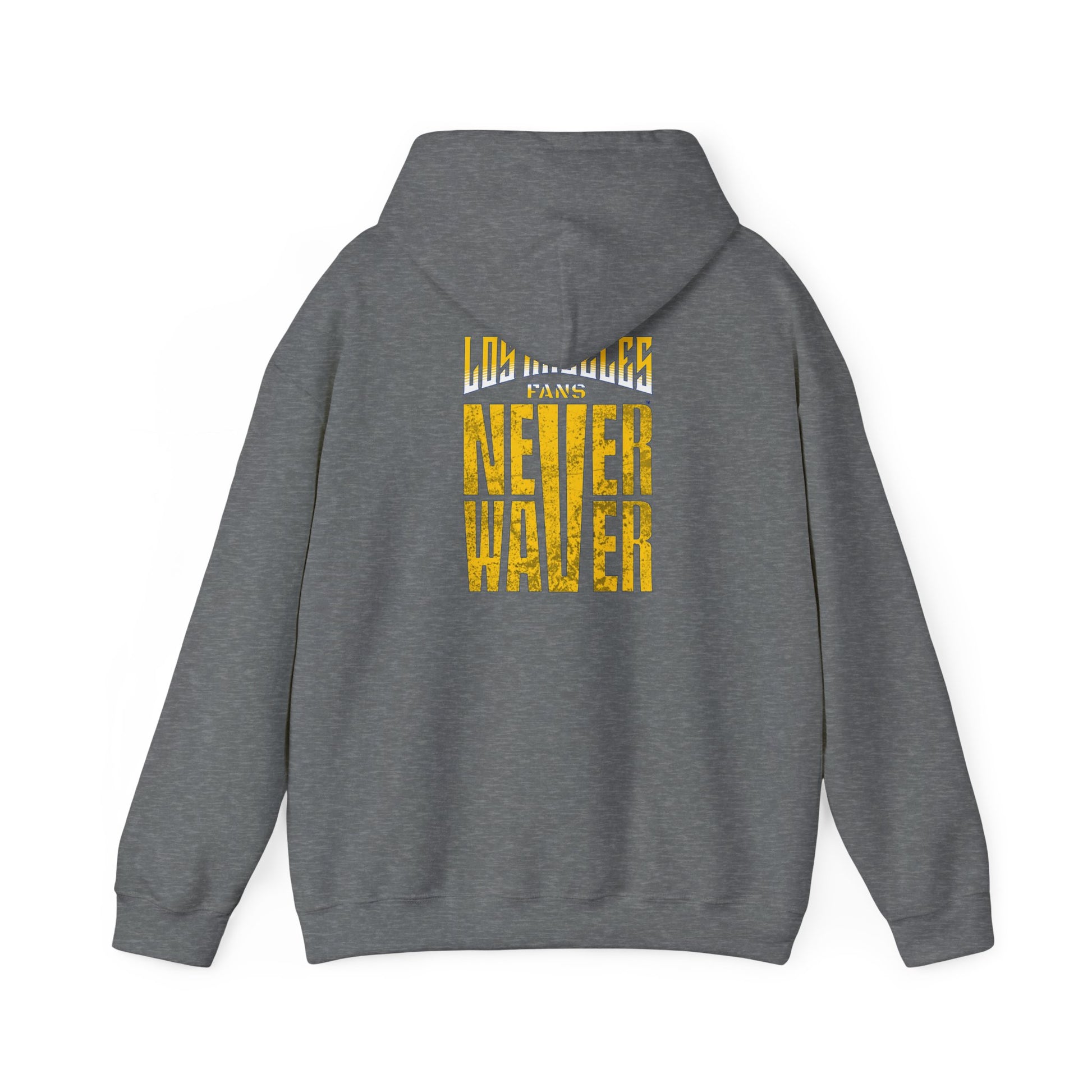 Unisex Heavy Blend™ Hooded Sweatshirt - "Los Angeles Fans Never Waver" Inspirational Hoodie - Never Waver