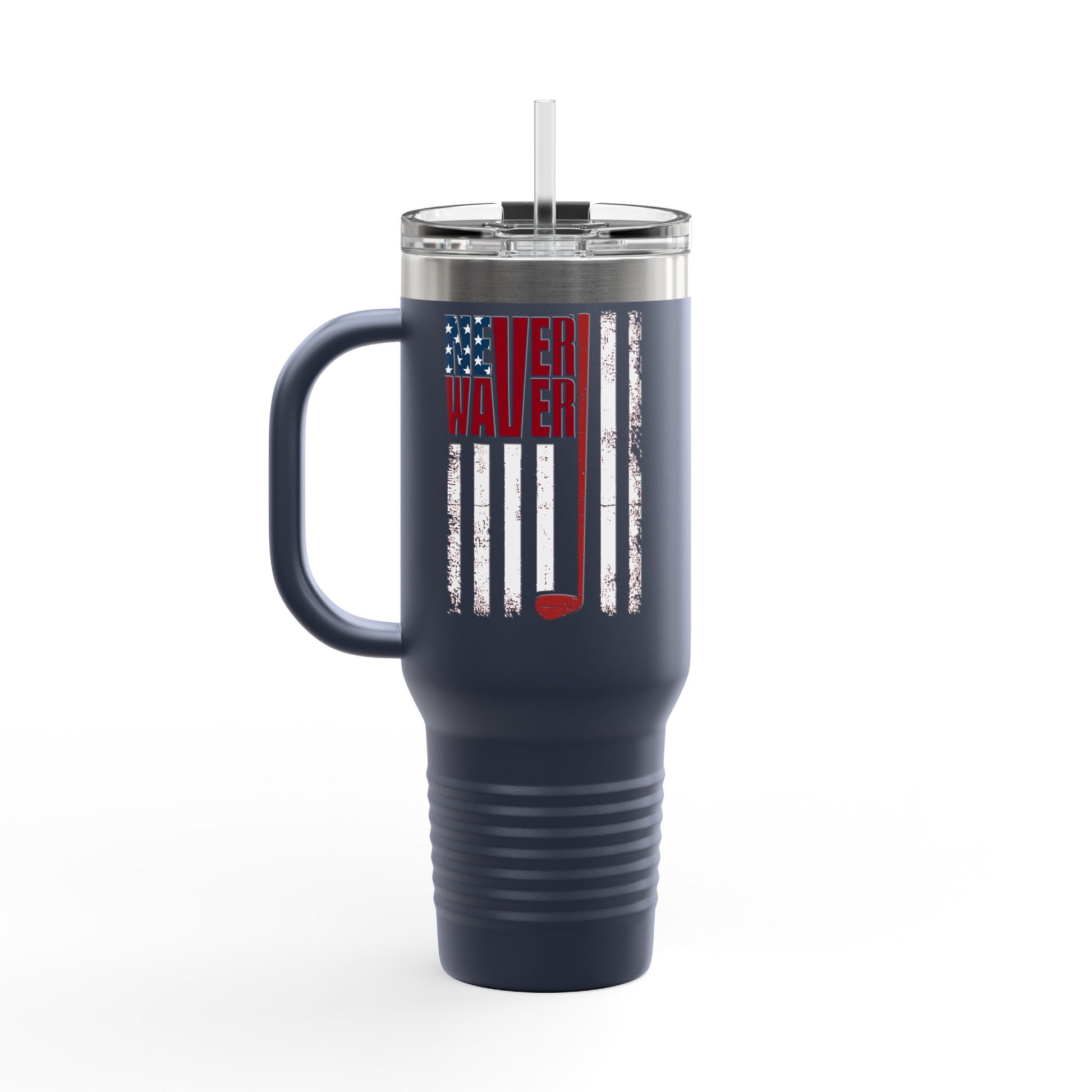 Never Waver Golf Insulated 40oz Travel Mug - Never Waver