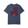 Patriotic Unisex Garment-Dyed T-Shirt - 'Never Waver' Design - Never Waver