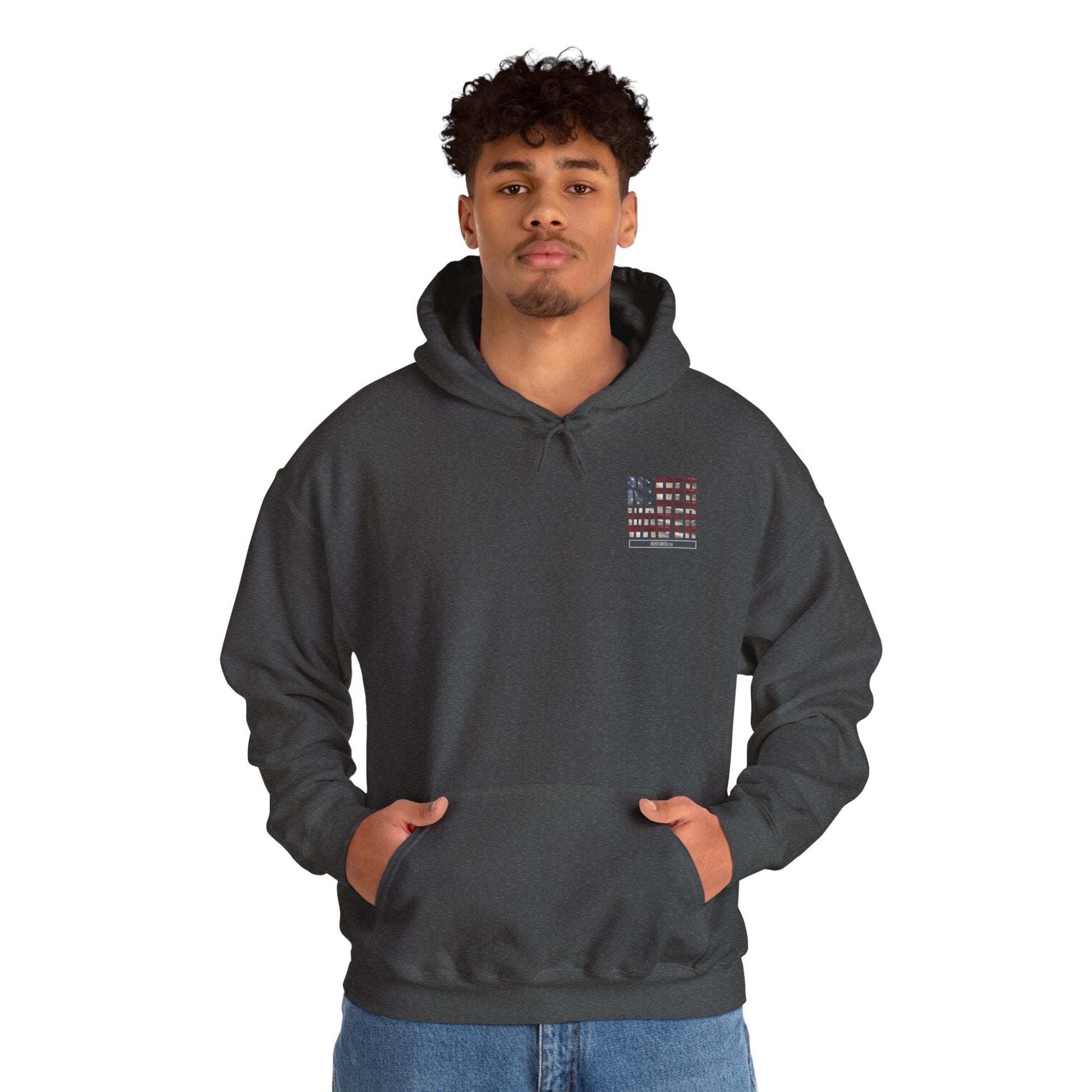 Never Waver Earn It Hooded Sweatshirt - Unisex Heavy Blend™ - Never Waver