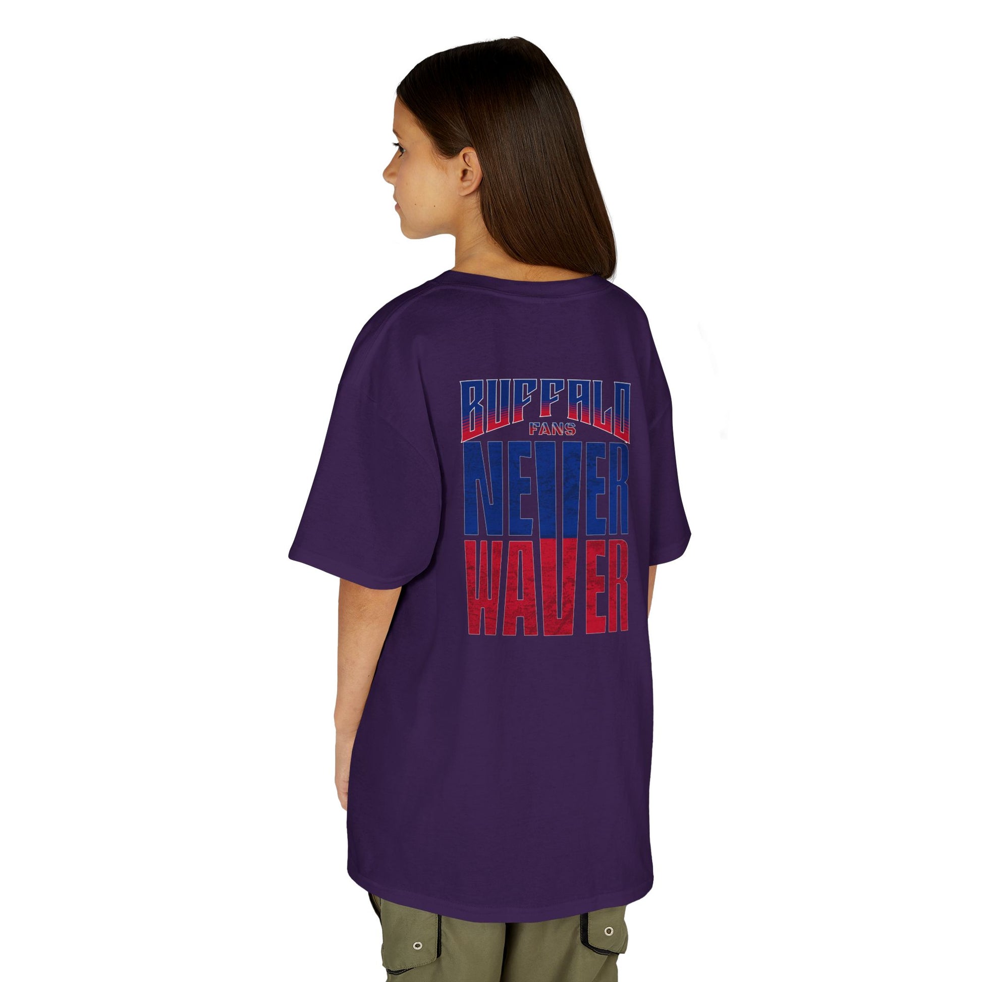 Buffalo Fans Never Waver Kids Heavy Cotton™ Tee - Never Waver