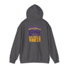 Minnesota Fans Never Waver w Leopard Football Unisex Heavy Blend™ Hooded Sweatshirt - Never Waver Design - Never Waver