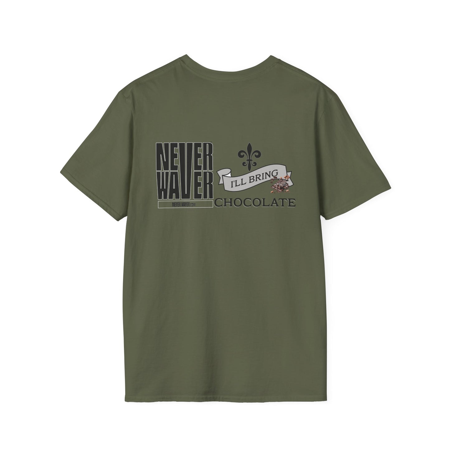 Never Waver I'll Bring The Chocolate Unisex Softstyle T-Shirt - Never Waver