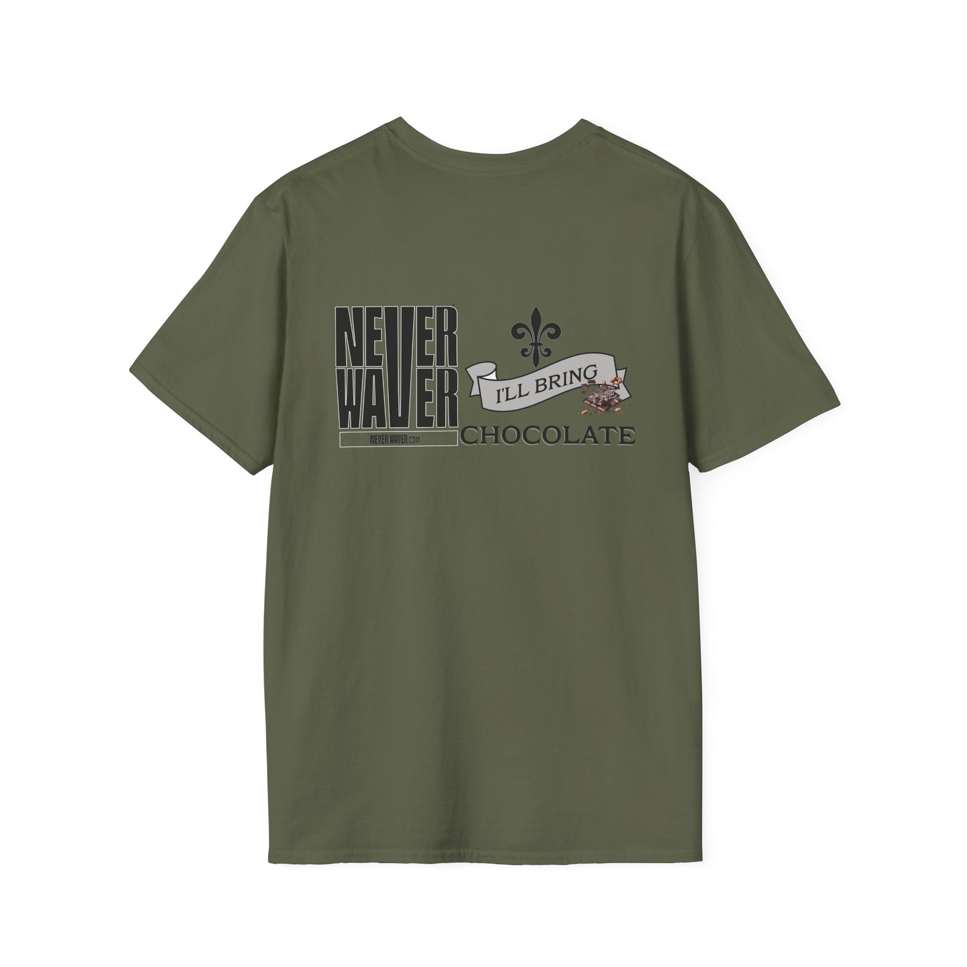 Never Waver I'll Bring The Chocolate Unisex Softstyle T-Shirt - Never Waver