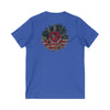 Unisex V-Neck Tee - Never Waver Be Red White and A little Bougie T-Shirt - Never Waver