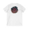 Unisex V-Neck Tee - Never Waver Be Red White and A little Bougie T-Shirt - Never Waver