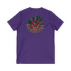 Unisex V-Neck Tee - Never Waver Be Red White and A little Bougie T-Shirt - Never Waver