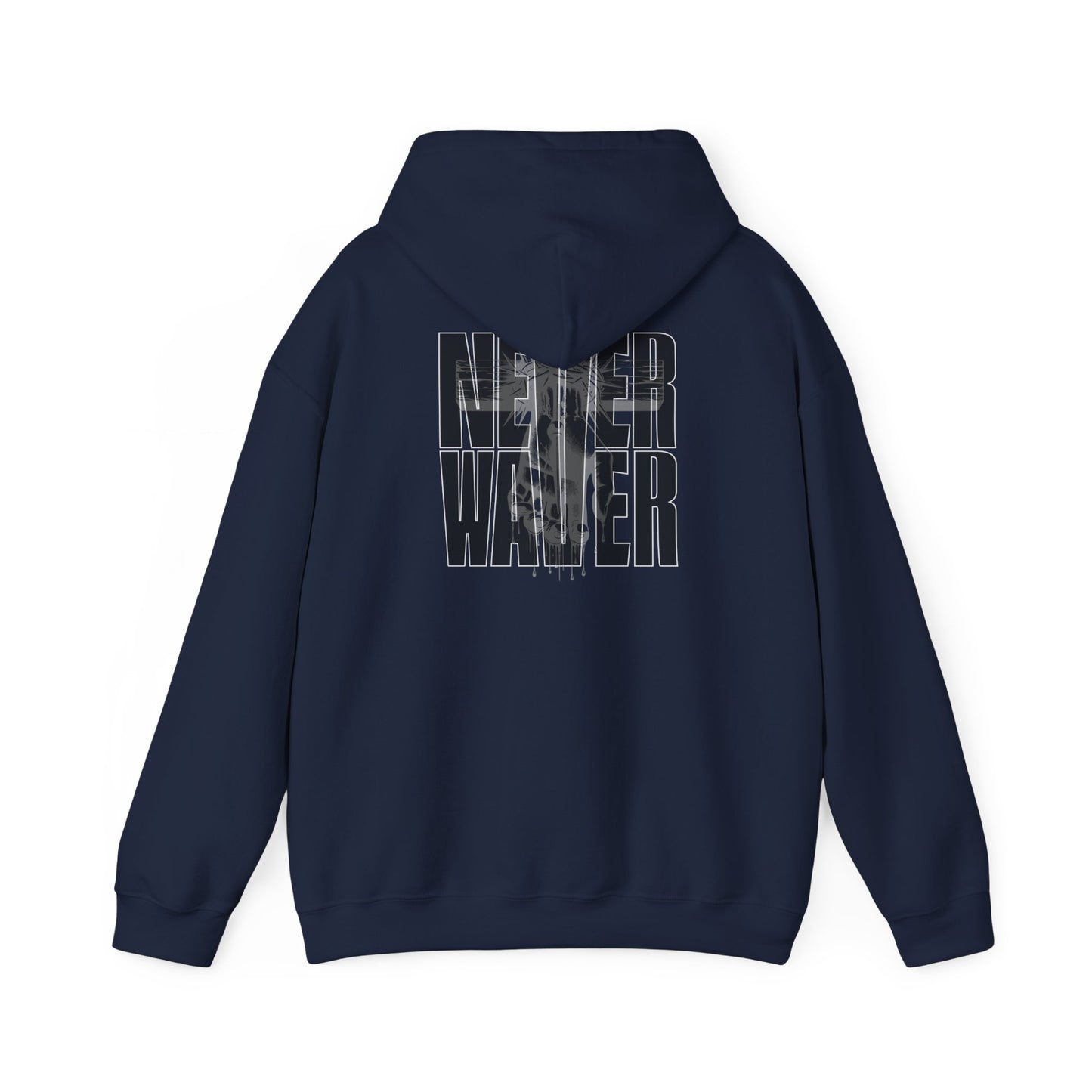 Never Waver” Jesus t-shirt might eye-catching design that reflects a steadfast faith and confidence in Christ.  Hoodie - Unisex Heavy Blend™ Sweatshirt - Never Waver