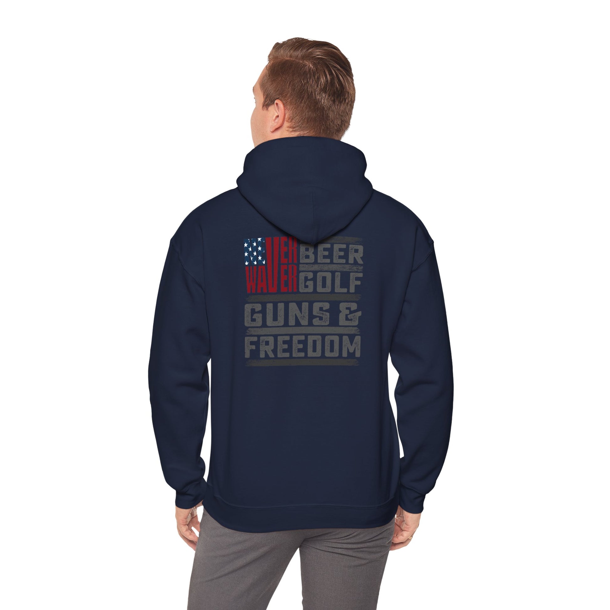 Never Waver Golf Hoodie - Unisex Heavy Blend™ Sweatshirt - Never Waver