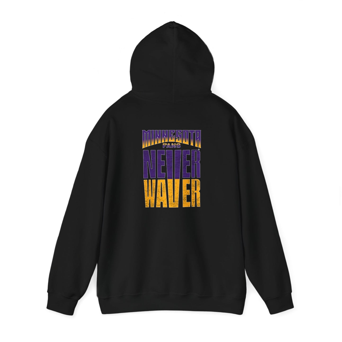 Unisex Heavy Blend™ Hoodie - "Minnesota Fans Never Waver" Design for Comfort and Motivation - Never Waver