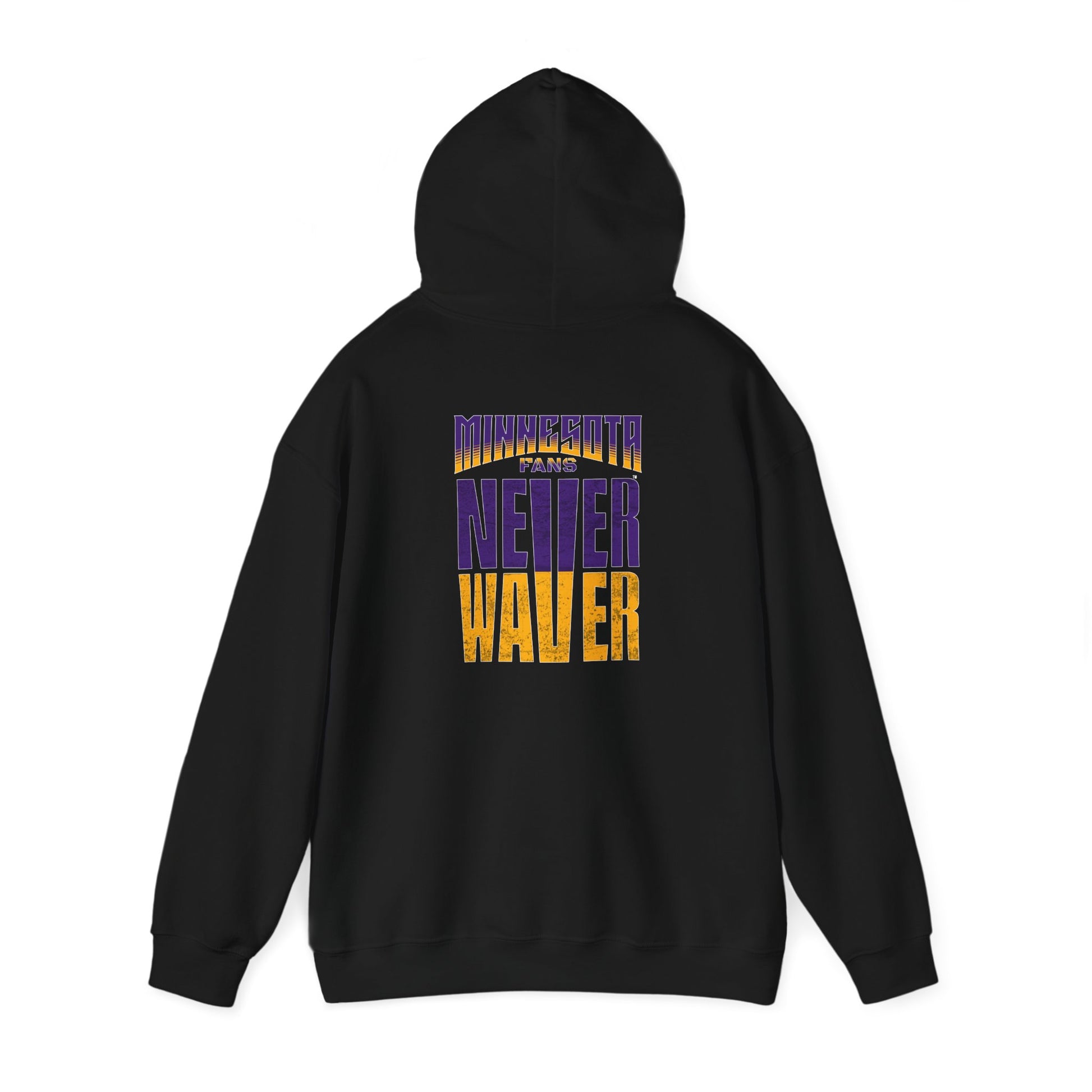 Unisex Heavy Blend™ Hoodie - "Minnesota Fans Never Waver" Design for Comfort and Motivation - Never Waver