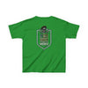 Patriotic Kids Heavy Cotton Tee - 'America Never Waver' USA Graphic Tee - Never Waver
