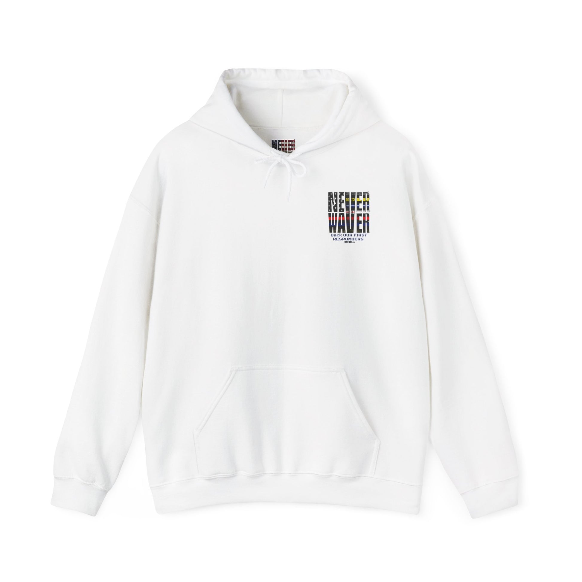Never Waver Hooded Sweatshirt for First Responders - Never Waver
