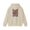 Unisex Heavy Blend™ Hooded Sweatshirt - Never Waver Crew with  American Flag Design - Never Waver