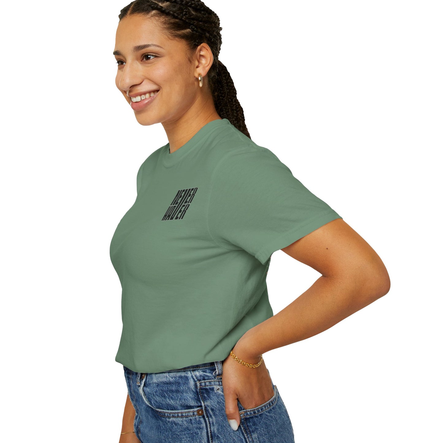 Unisex Garment-Dyed T-Shirt - 'Never Waver  I'm that Mom Sorry Not Sorry' Design - Never Waver