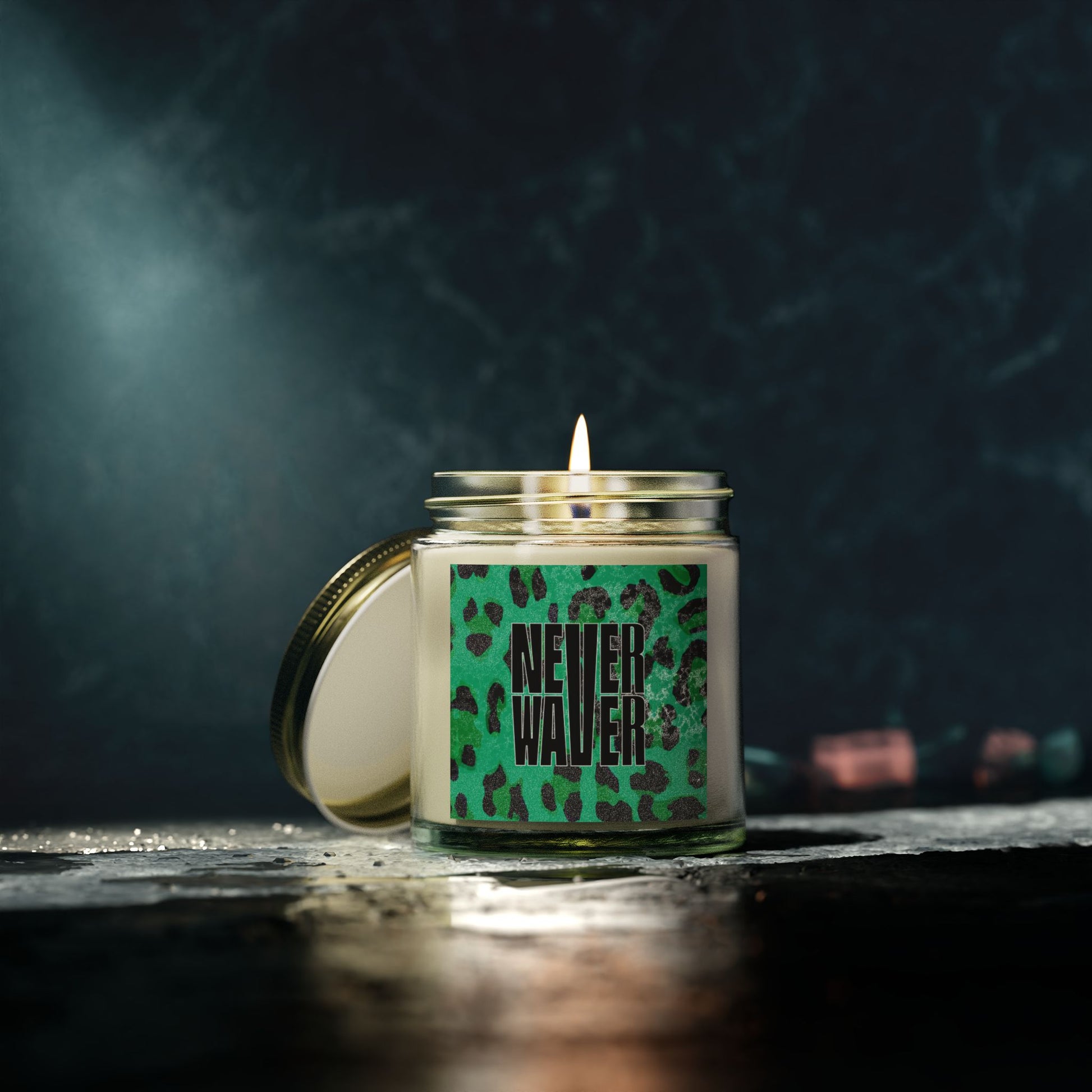 Never Waver Wild Vibes Scented Candles, Coconut Apricot Wax, Eco-Friendly Aromatherapy, Unique Home Decor, Gift for Her, Relaxation Gift - Never Waver