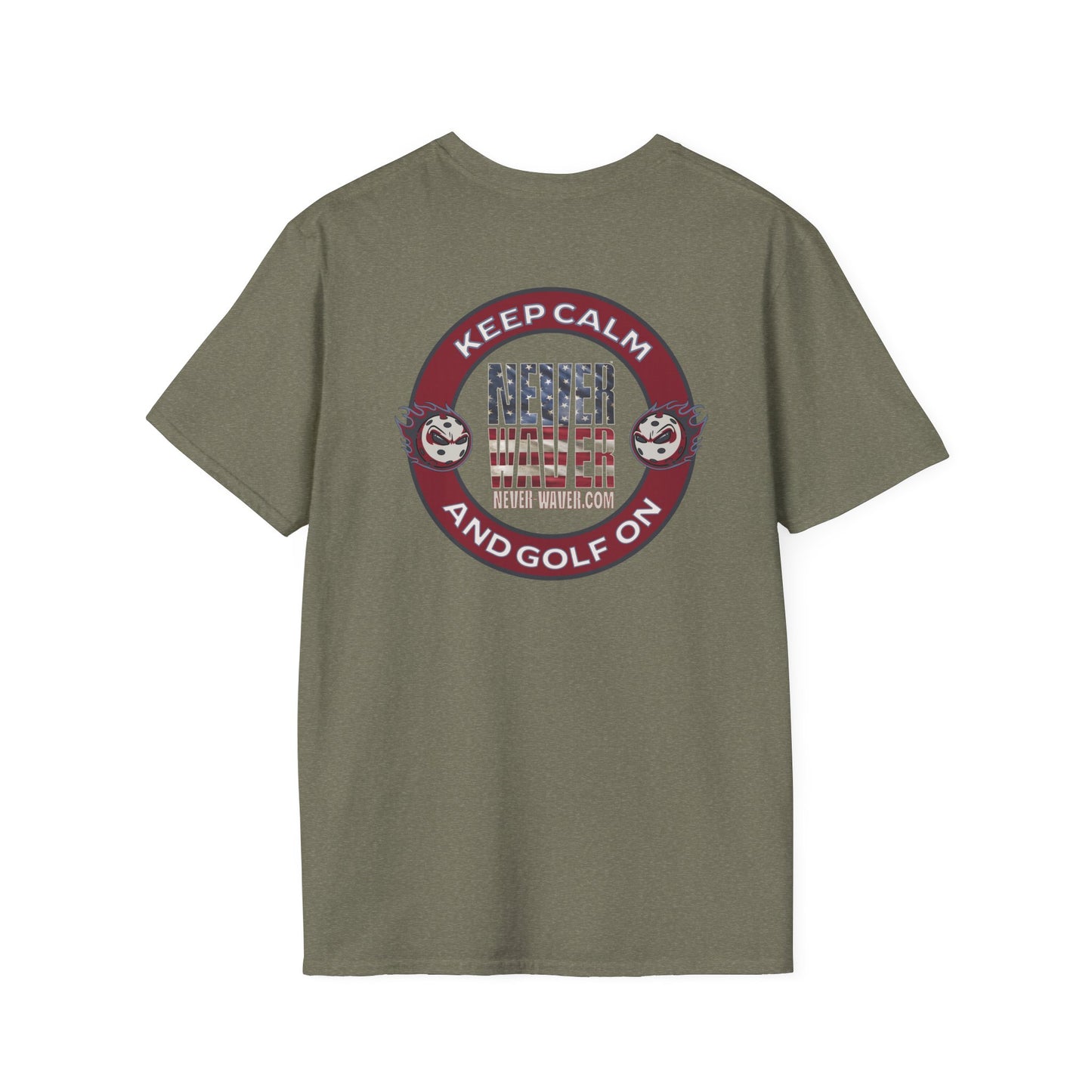 Never Waver Golf Unisex Soft style T-Shirt - Never Waver