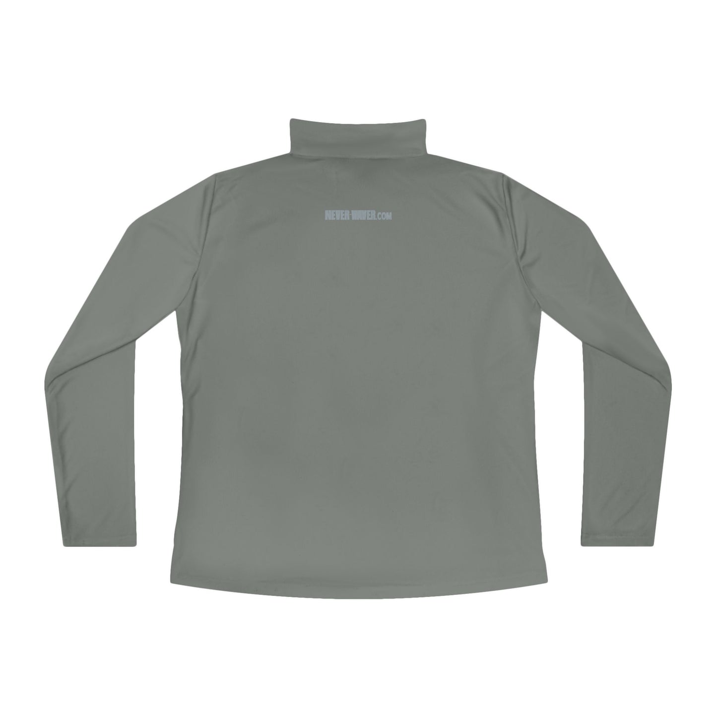 Ladies Quarter-Zip Pullover - Never Waver Activewear - Never Waver