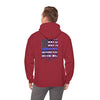 Never Waver Back The Blue Hoodie - Unisex Heavy Blend Sweatshirt - Never Waver