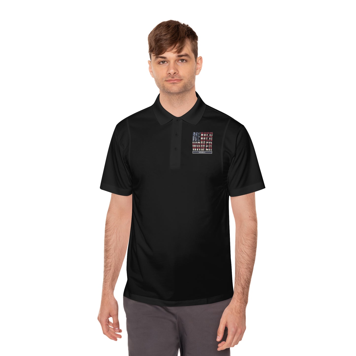 Never Waver Men's Sport Polo Shirt - Never Waver